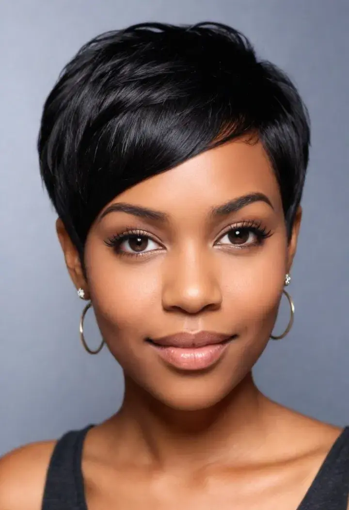 . Ear-Length Pixie Cut