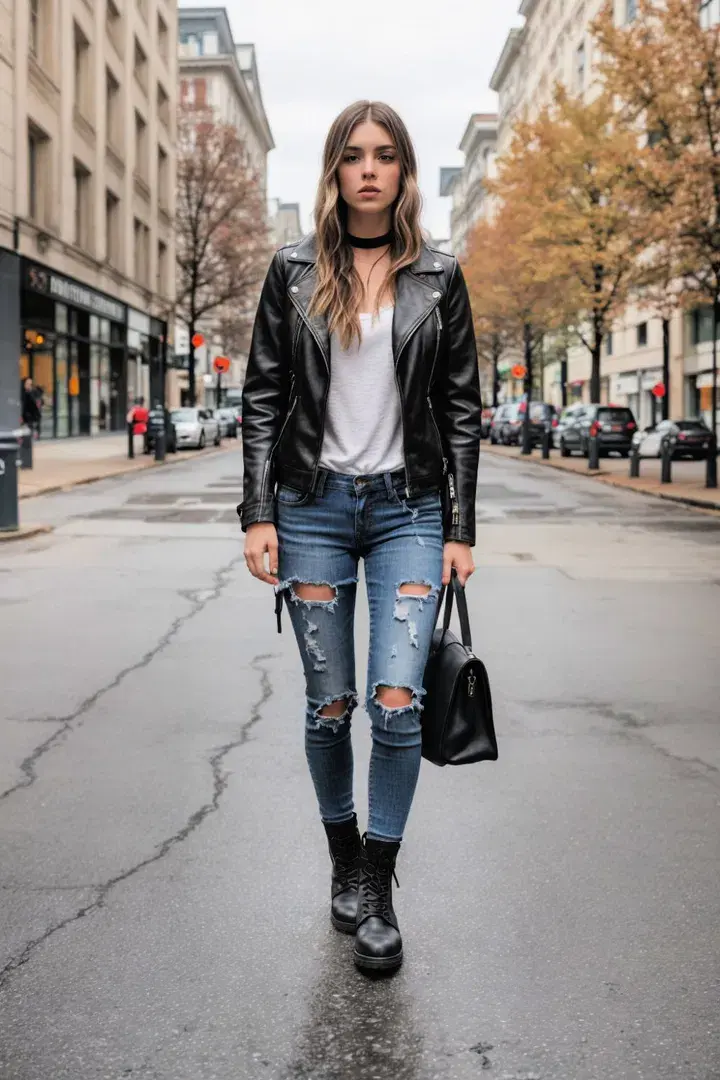 . Edgy Combat Boots