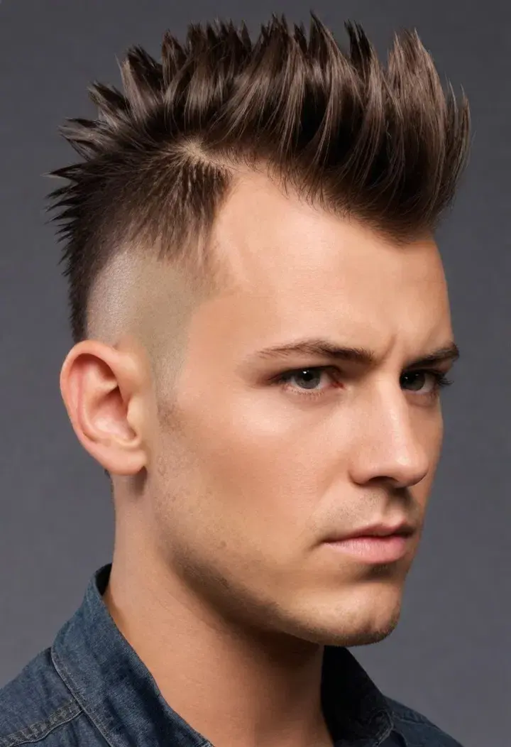 Faux Hawk hairstyle for men
