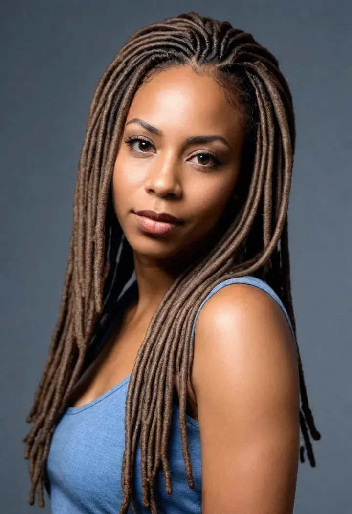 Faux Locs hairstyle for women