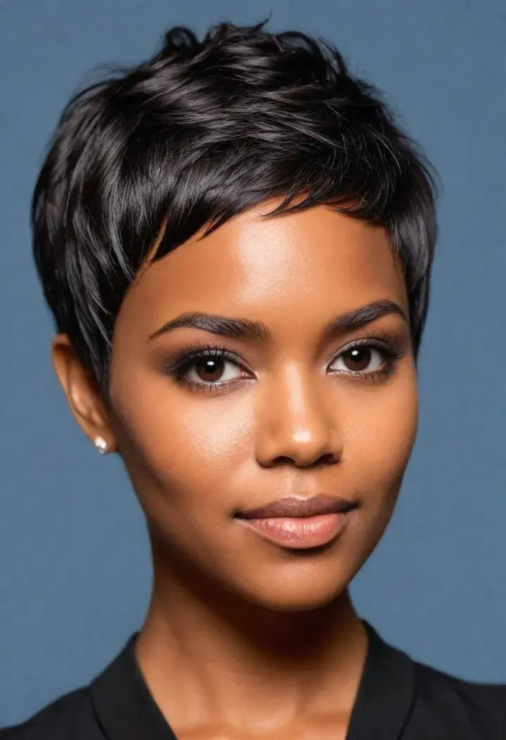 . Feathered Pixie Cut
