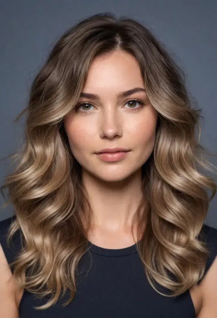  Featheredm for wavy hairstyle