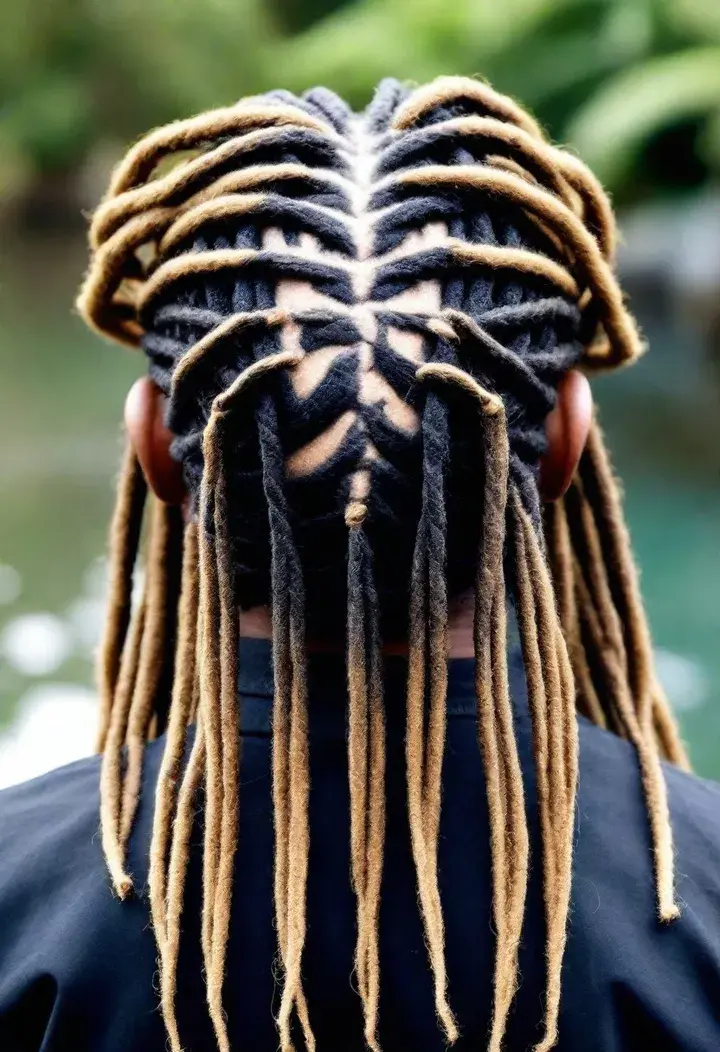 Fishbone Dreadlocks Haircut