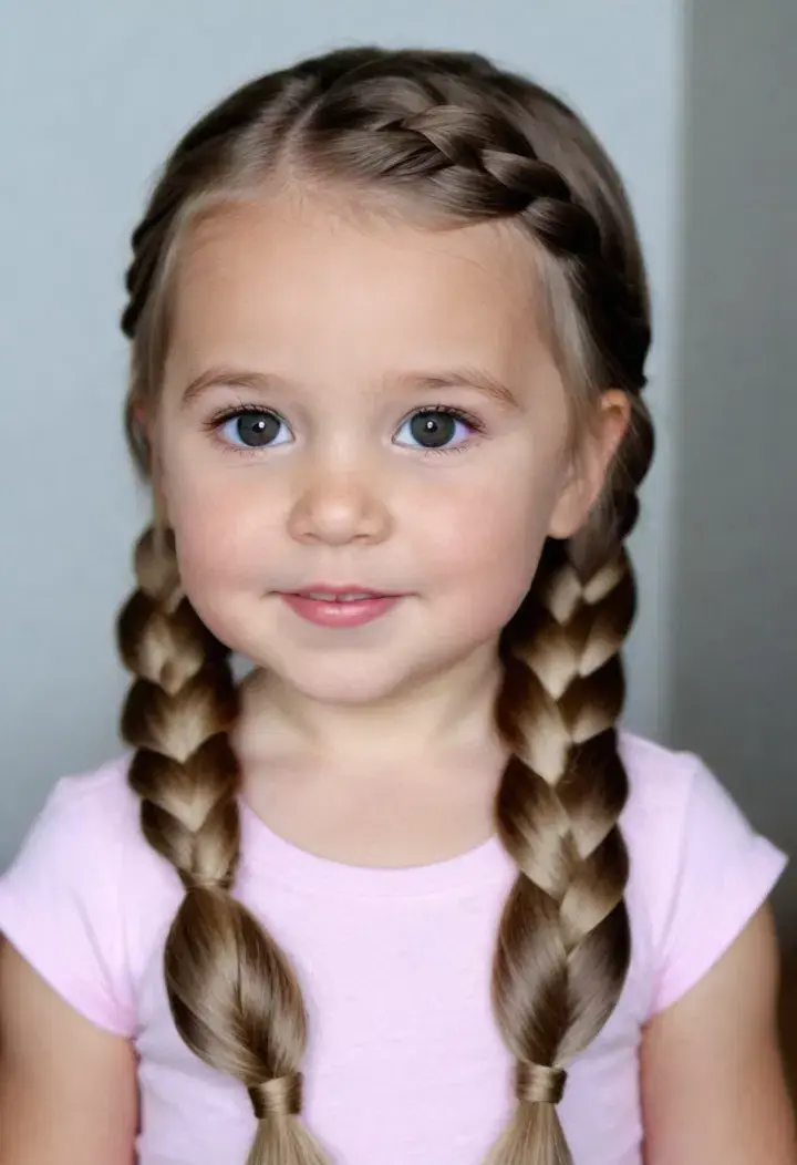  Fishtail Braid Cute Baby Hairstyle