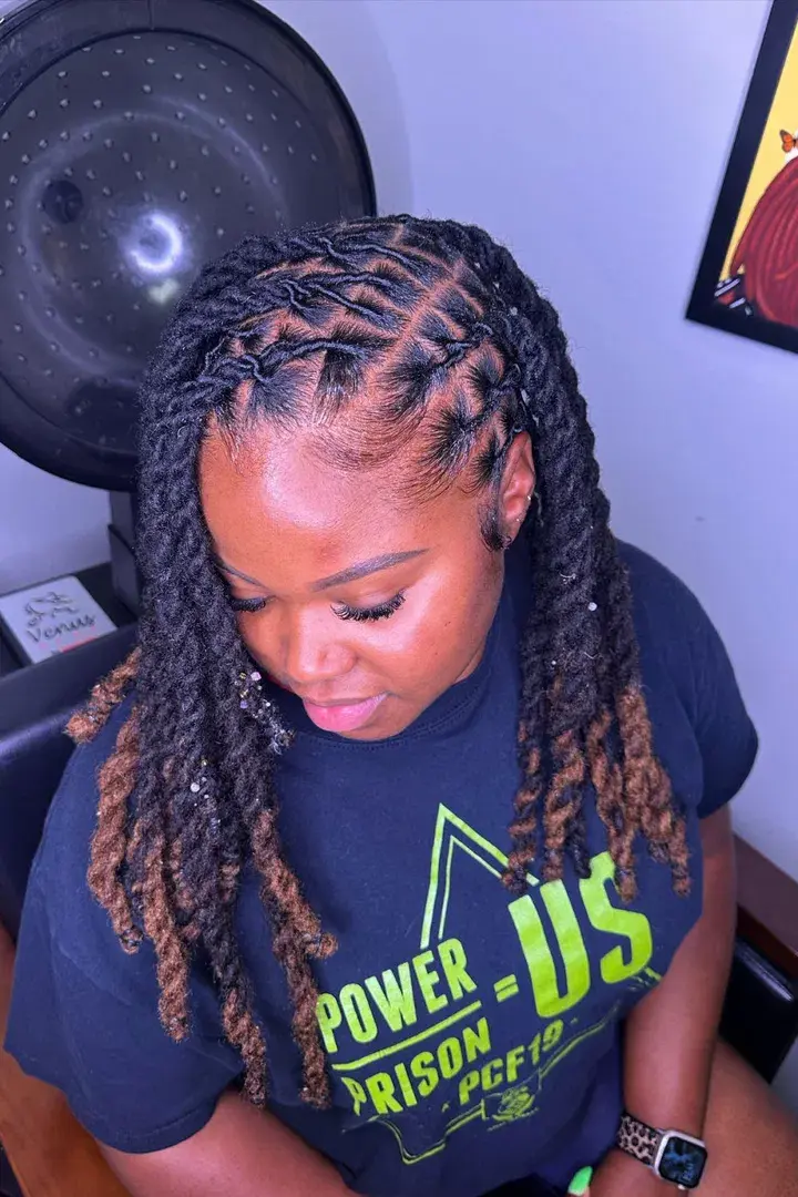 Flat Twisted Dreadlocks Haircut