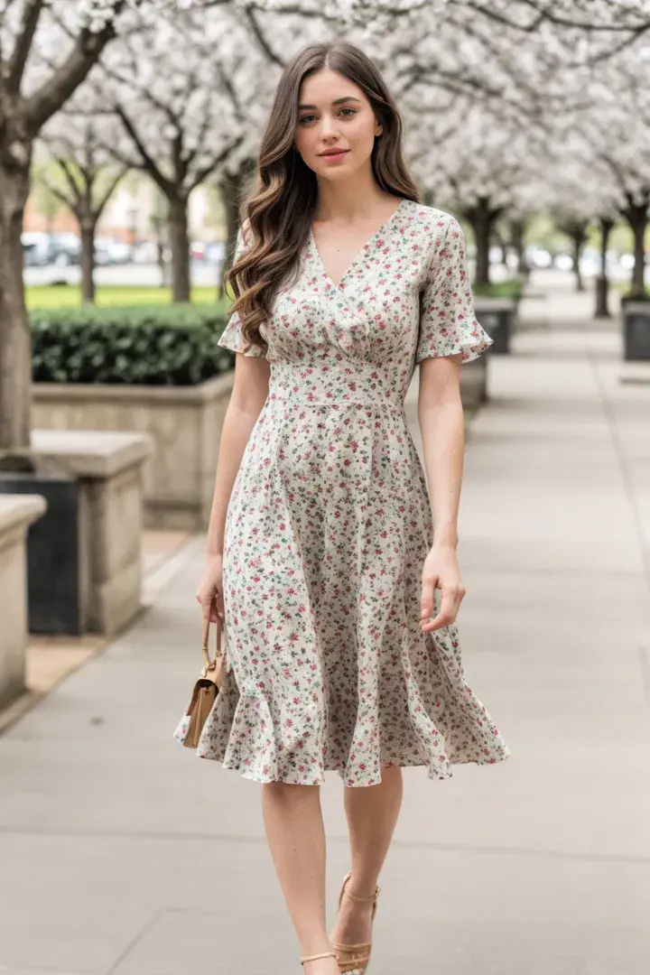 Floral Dresses spring outfits