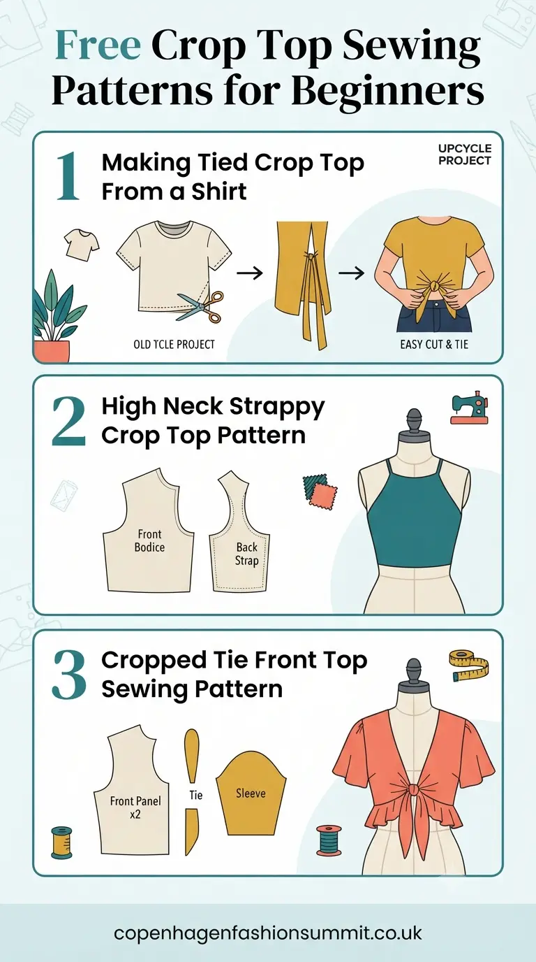 25 Free Crop Top Sewing Patterns That Are Fast and Easy for Beginners 2 Free Crop Top Sewing Patterns Part 1