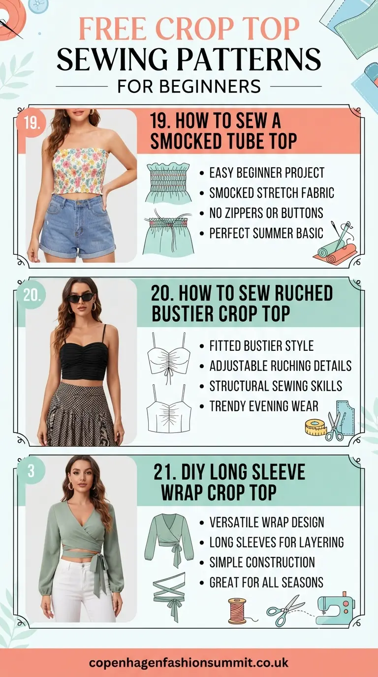 25 Free Crop Top Sewing Patterns That Are Fast and Easy for Beginners 8 Free Crop Top Sewing Patterns Part 7