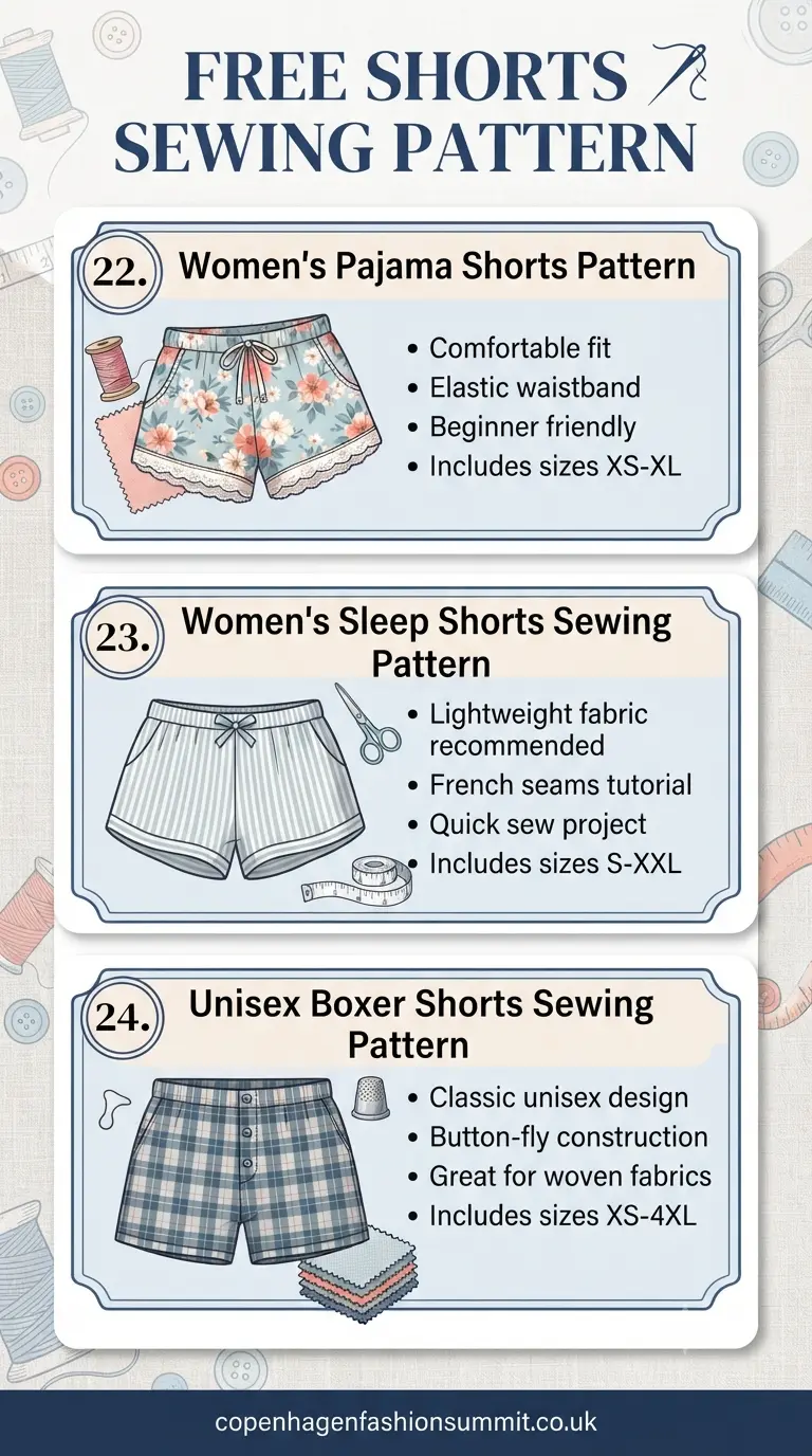 Free Shorts Sewing Pattern Last Part