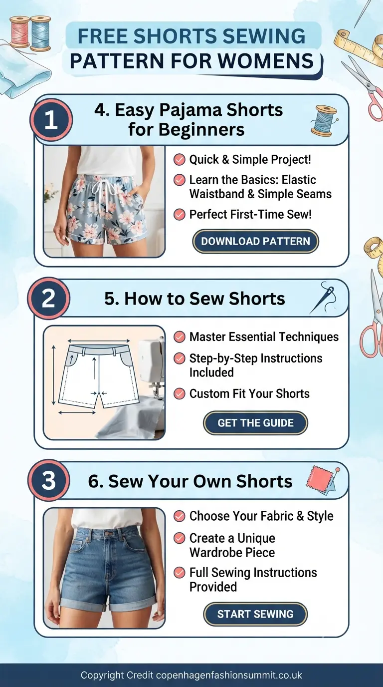 Free Shorts Sewing Pattern Part 2
