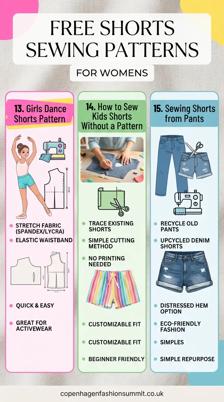 Free Shorts Sewing Pattern Part 5