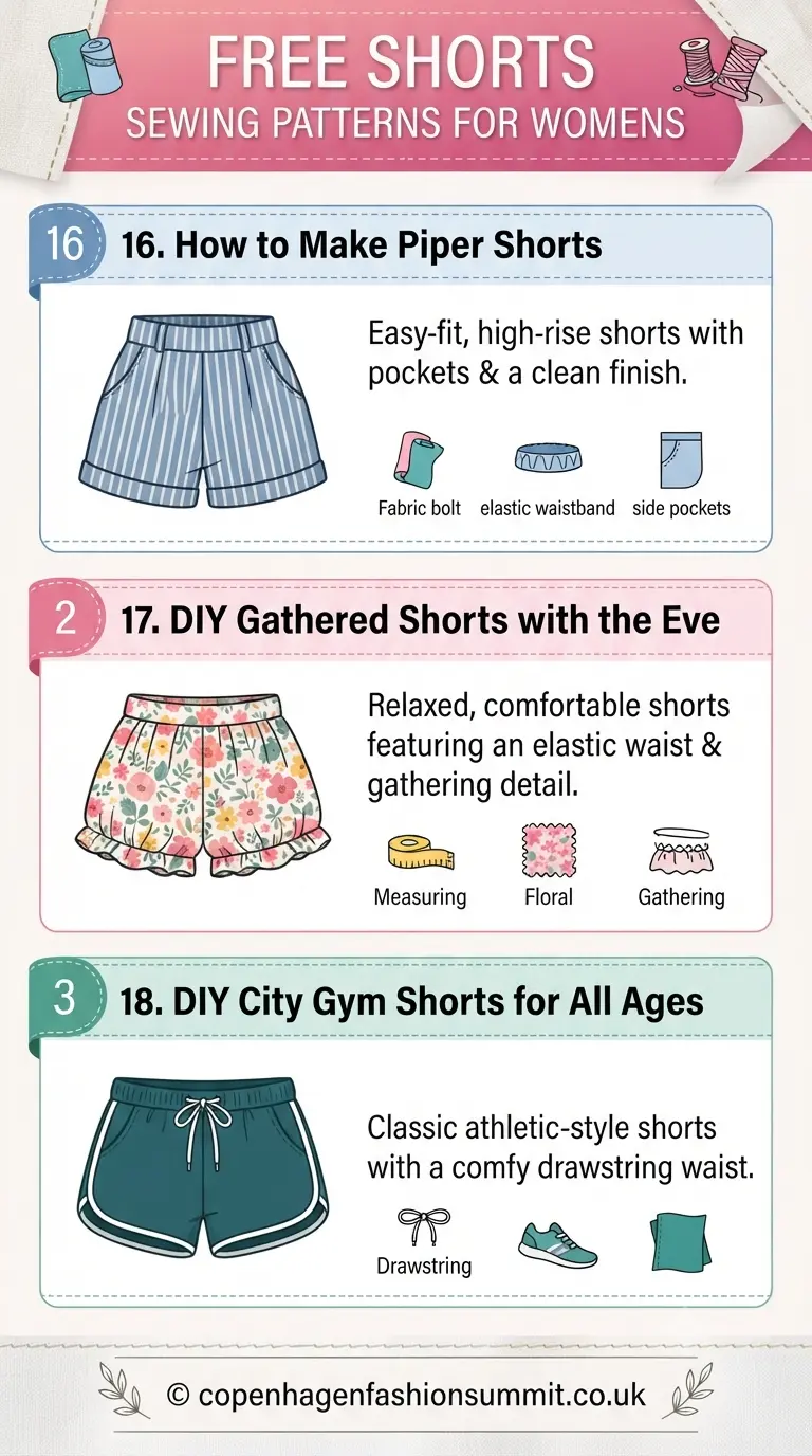 Free Shorts Sewing Pattern Part 6