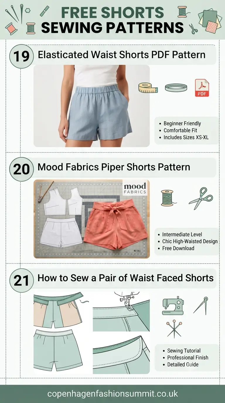 Free Shorts Sewing Pattern Part 7