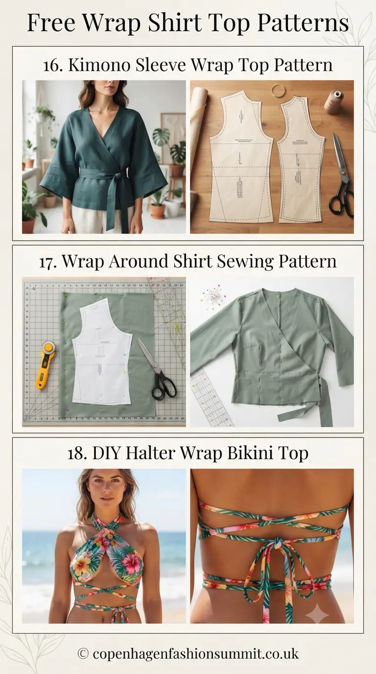 Free Wrap Top Patterns last part