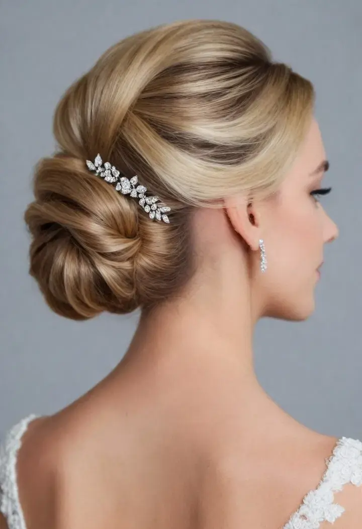 French Twist Wedding Hairstyle