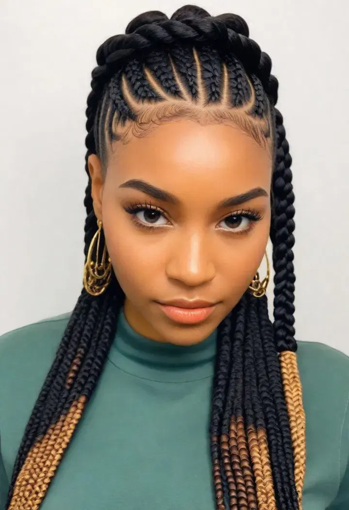 Goddess Braids hairstyle for women