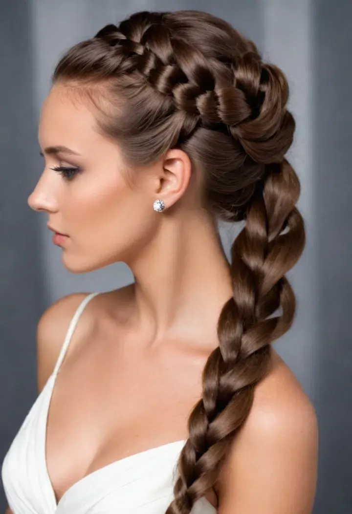 Grecian Braid Hairstyle