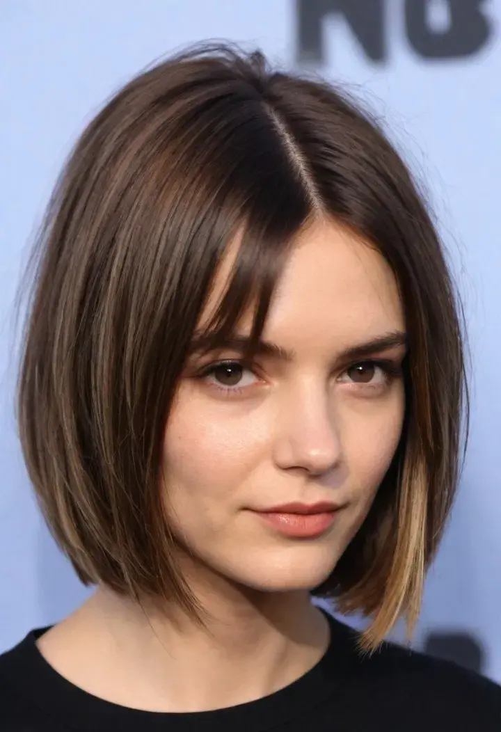 Grunge Bob 90s hairstyle