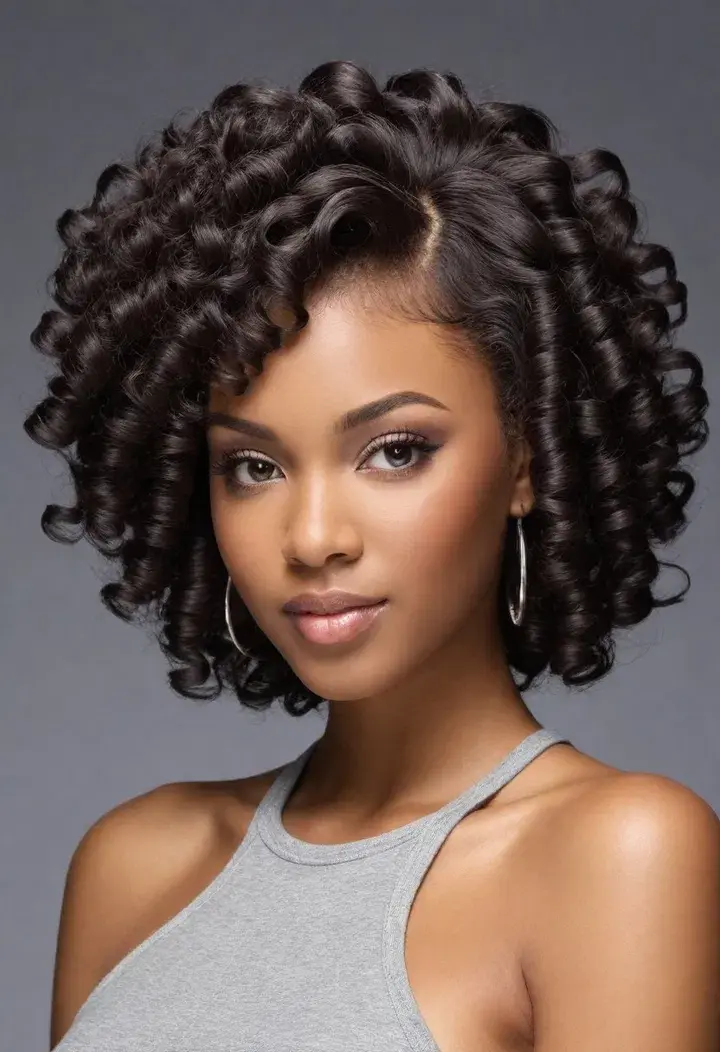 Grunge Bob Wedding Hairstyle