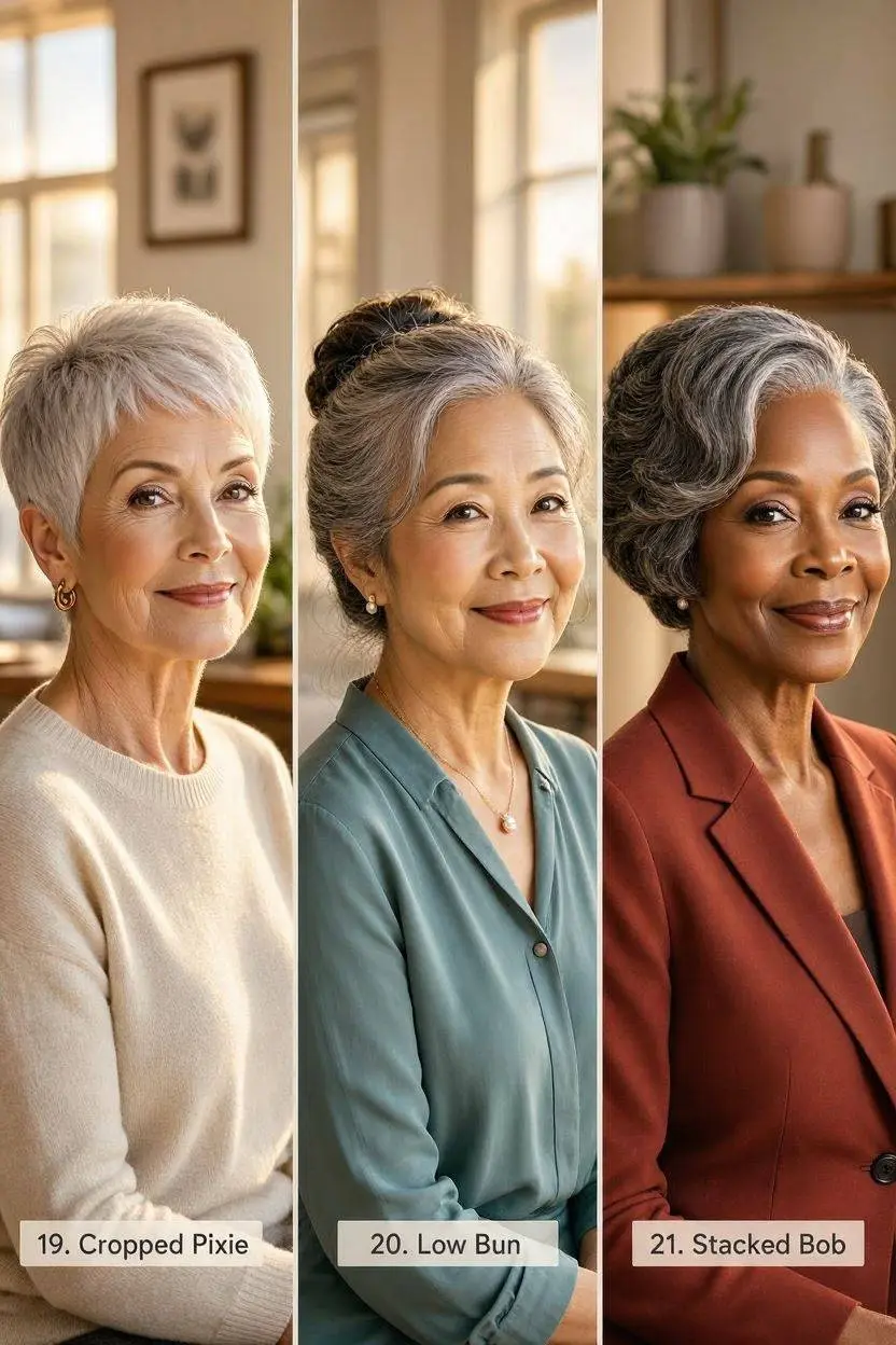 40 Low-Maintenance Haircuts & Hairstyles for Women Over 70 8 Haircut for Women Over 70 PART 7