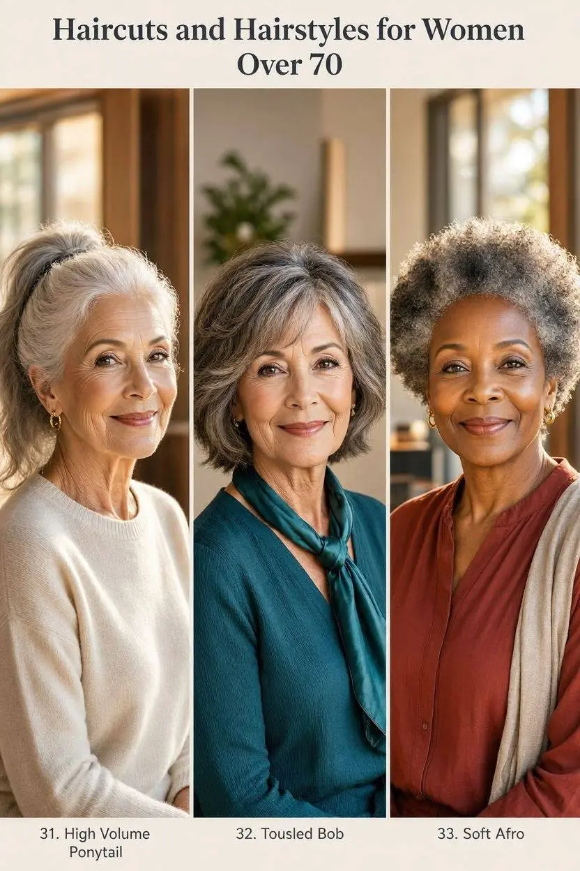 40 Low-Maintenance Haircuts & Hairstyles for Women Over 70 12 Haircut for Women Over 70 part 11