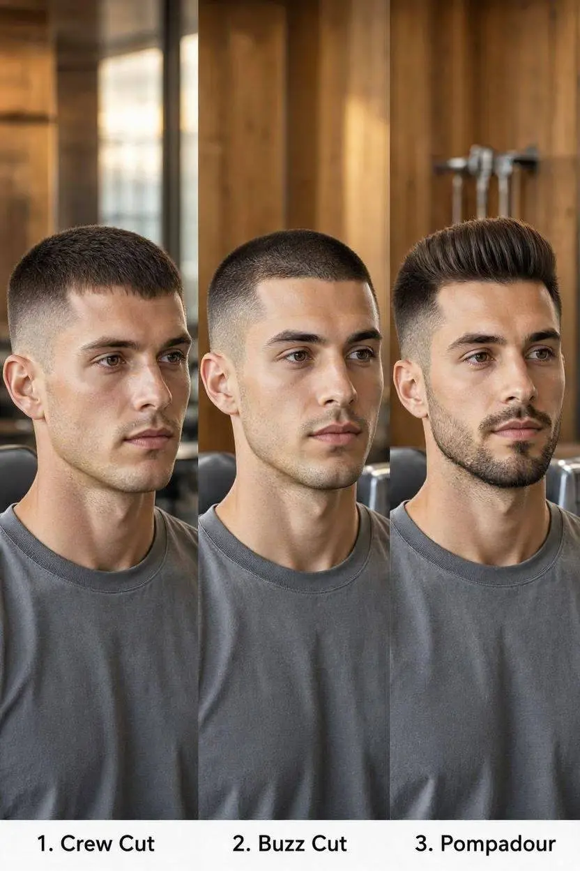 Haircuts for Men with Straight Hair part 1