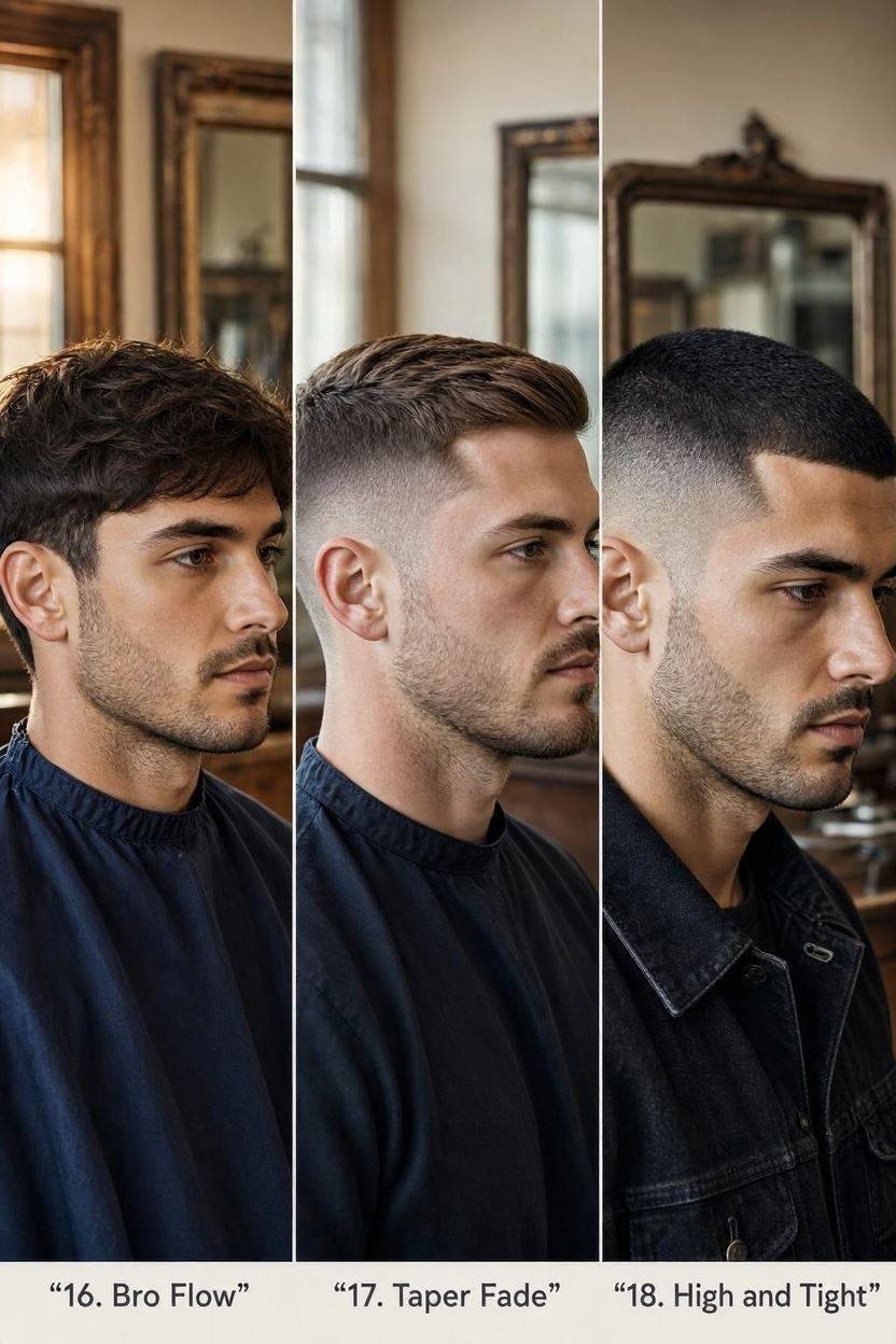 Haircuts for Men with Straight Hair part 6