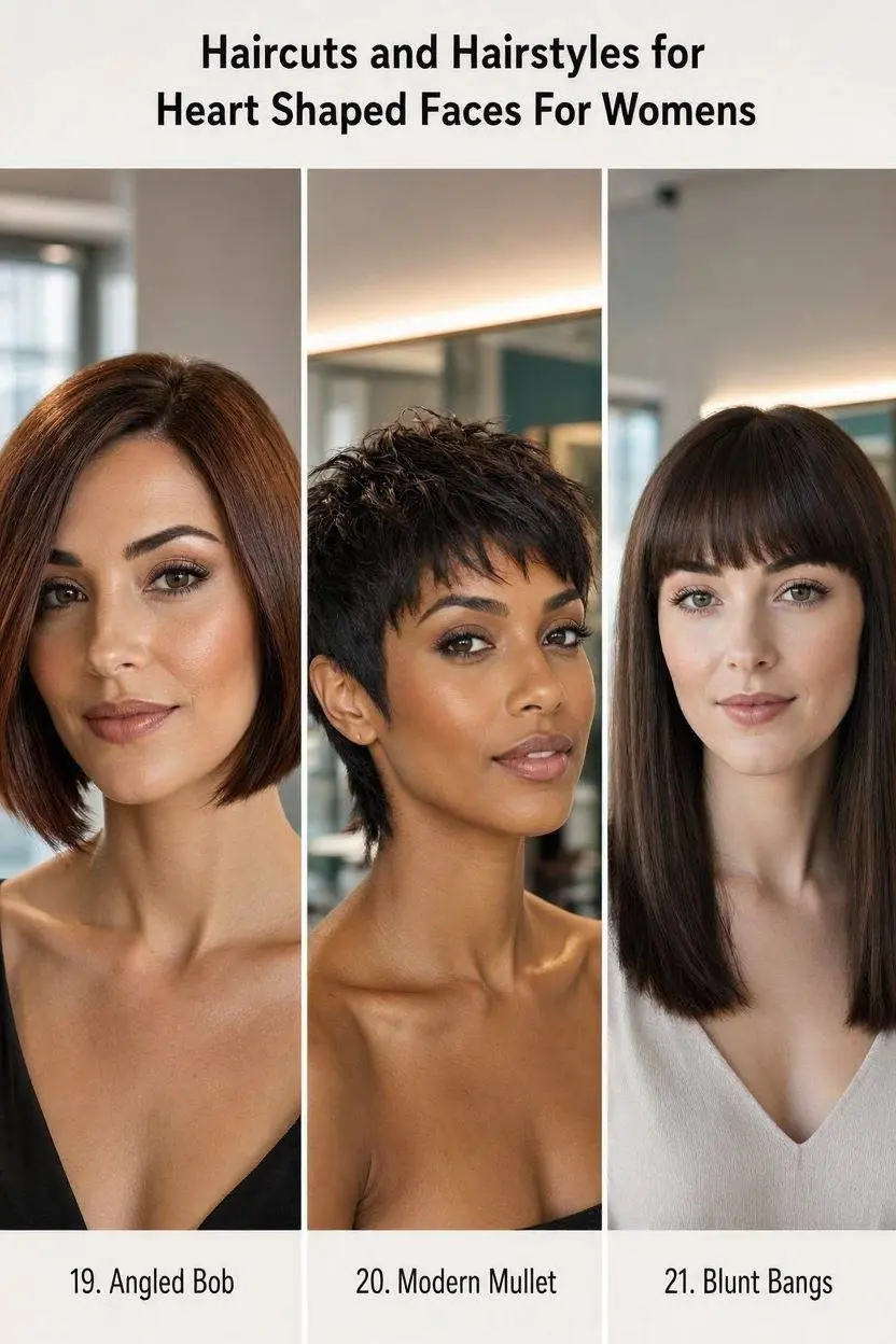 Hairstyles for Heart Shaped Faces part 7