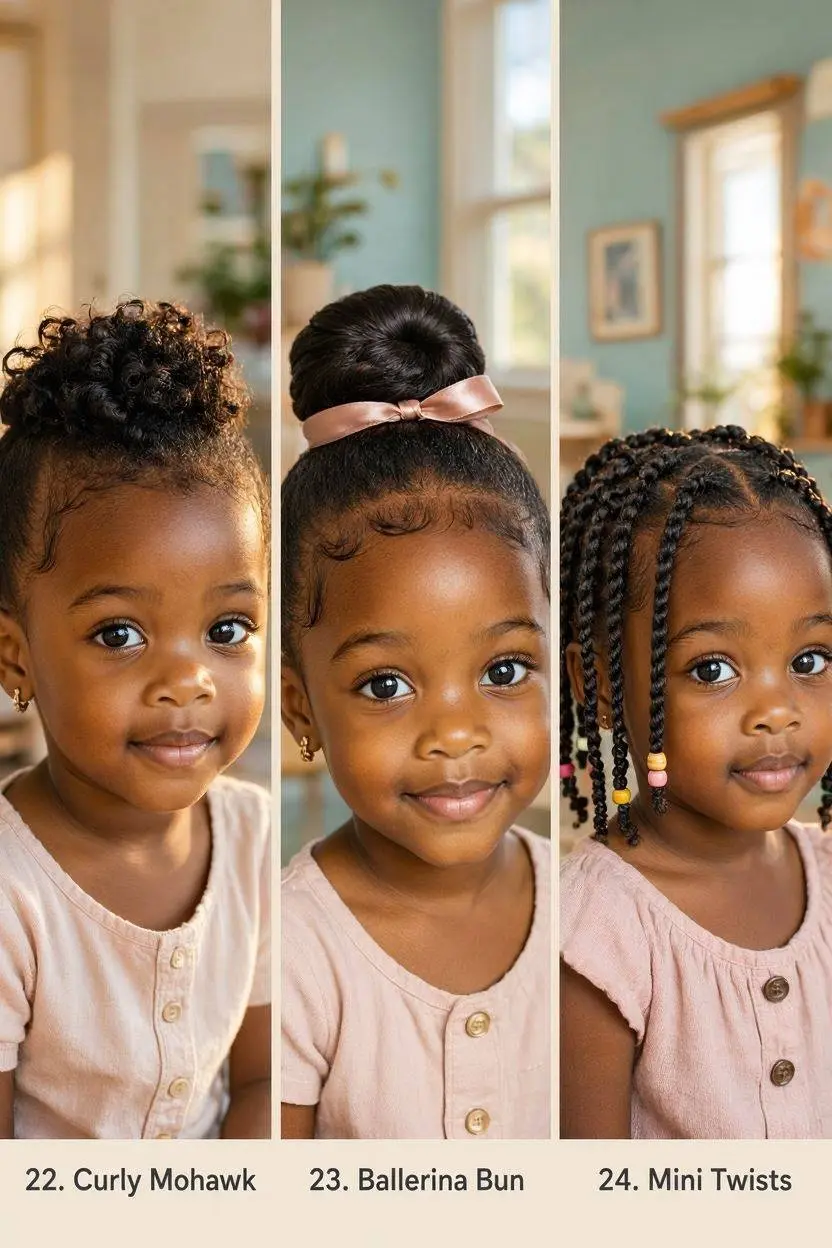 25 Fresh & Fun Natural Hairstyles for Little Black Girls 9 Hairstyles for Little Black Girls Last Part