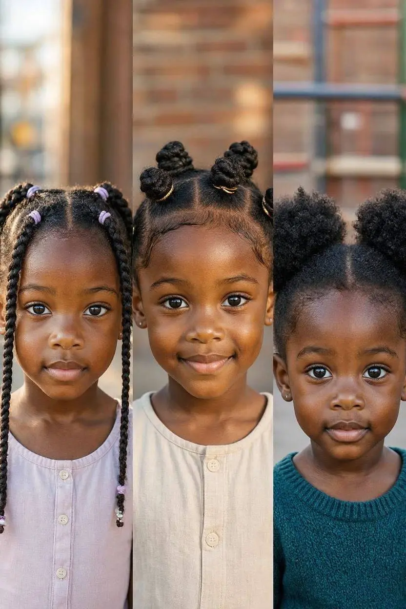 25 Fresh & Fun Natural Hairstyles for Little Black Girls 2 Hairstyles for Little Black Girls part 1