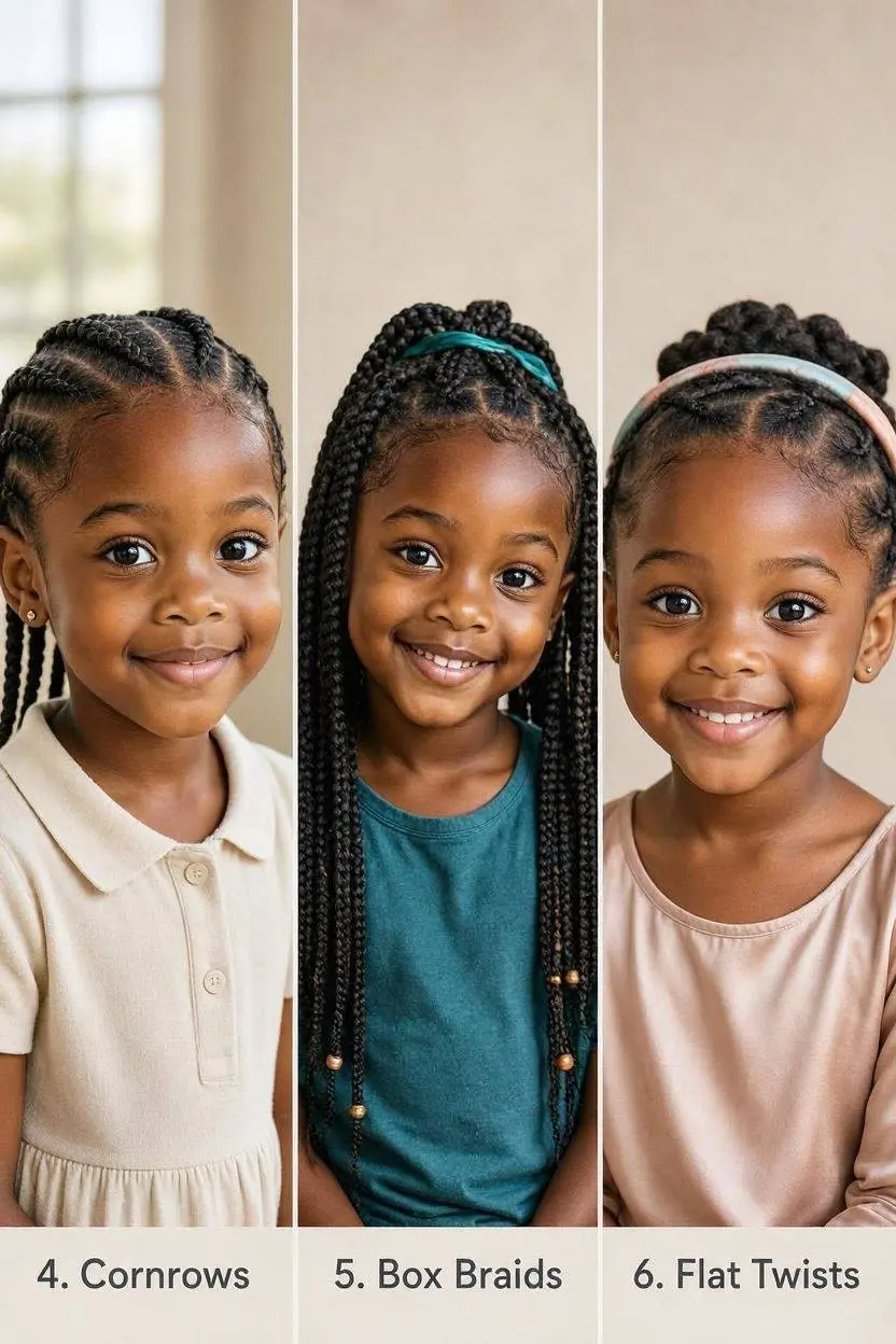 25 Fresh & Fun Natural Hairstyles for Little Black Girls 3 Hairstyles for Little Black Girls part 2