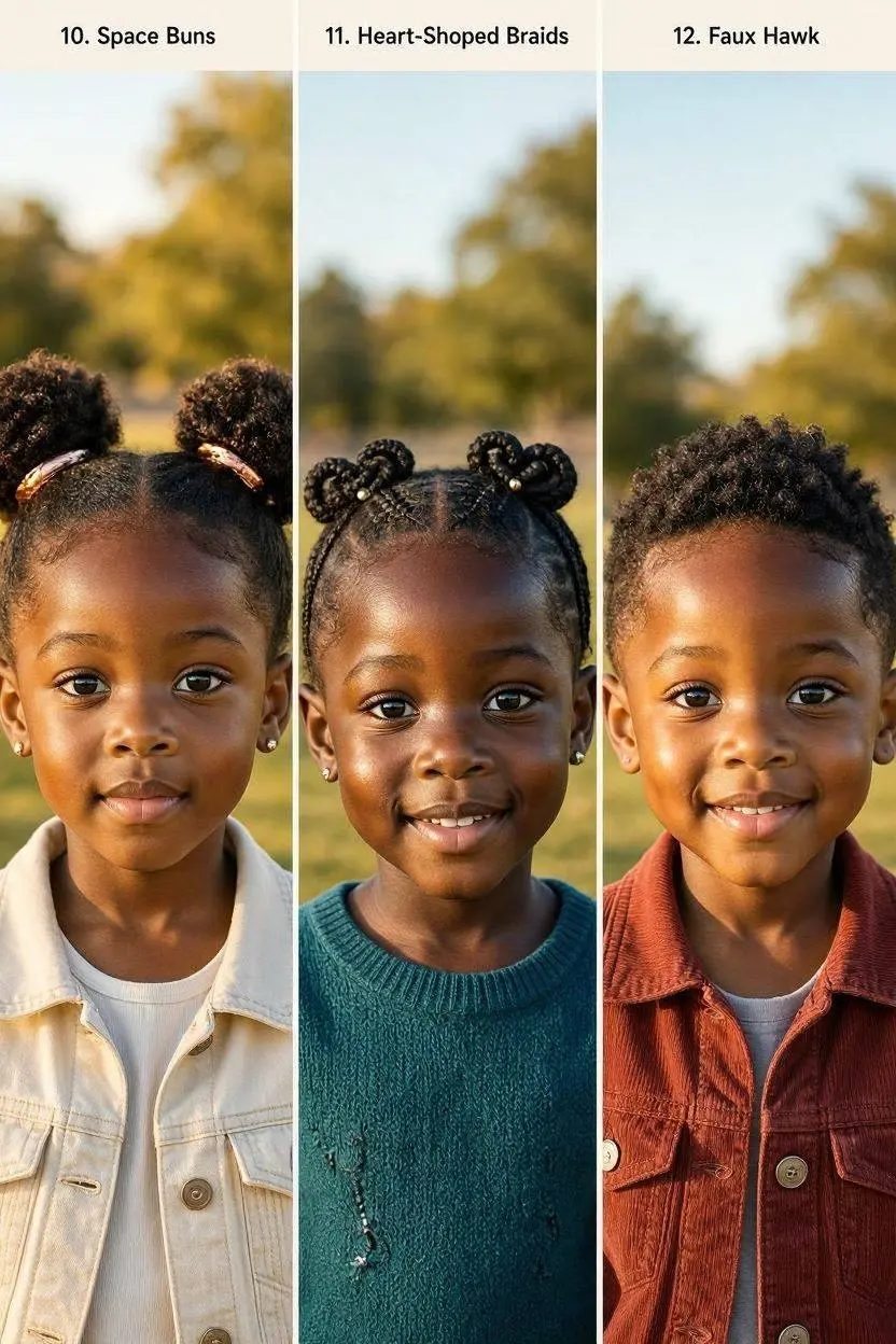 25 Fresh & Fun Natural Hairstyles for Little Black Girls 5 Hairstyles for Little Black Girls part 4