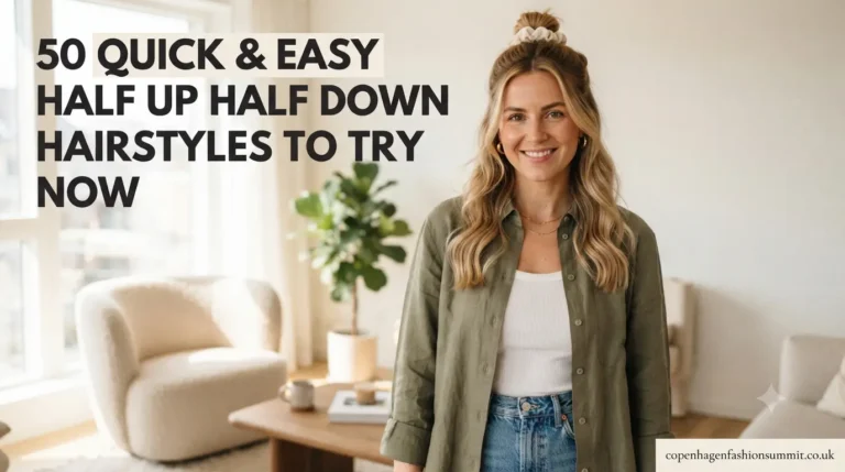 50 Quick & Easy Half Up Half Down Hairstyles to Try Now
