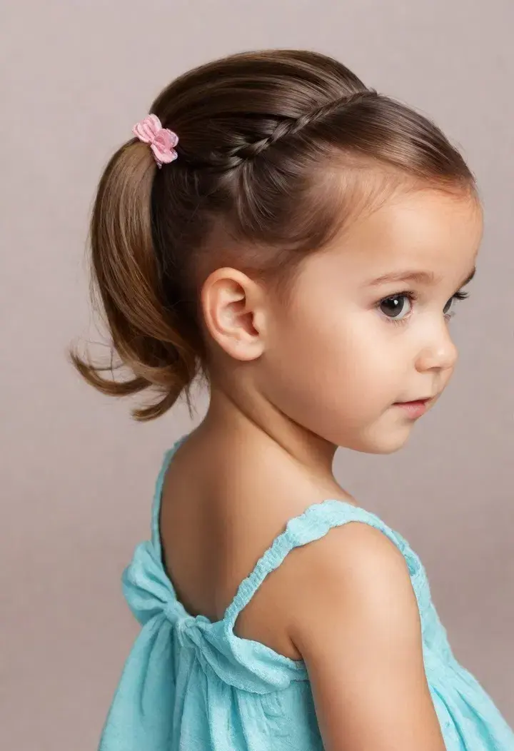 Half Up, Half Down Victorial Hairstyle