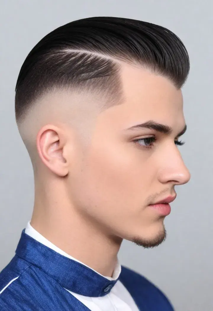 Hard Part hairstyle for men