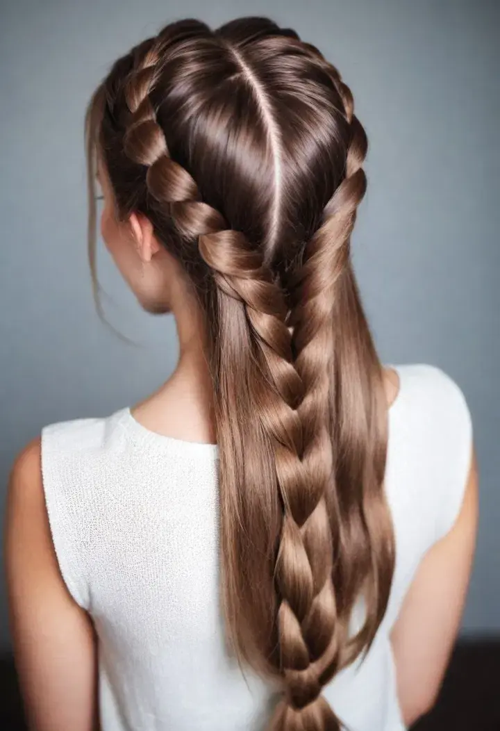 Heart Braid Hairstyle