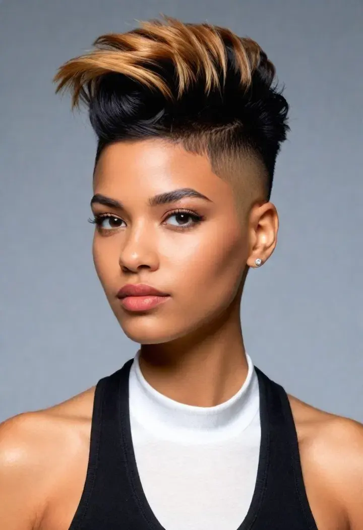 . High Top Fade 90s hairstyle