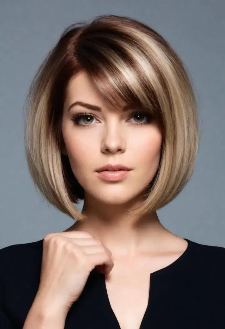 High Volume Bob for medium length hairstyle