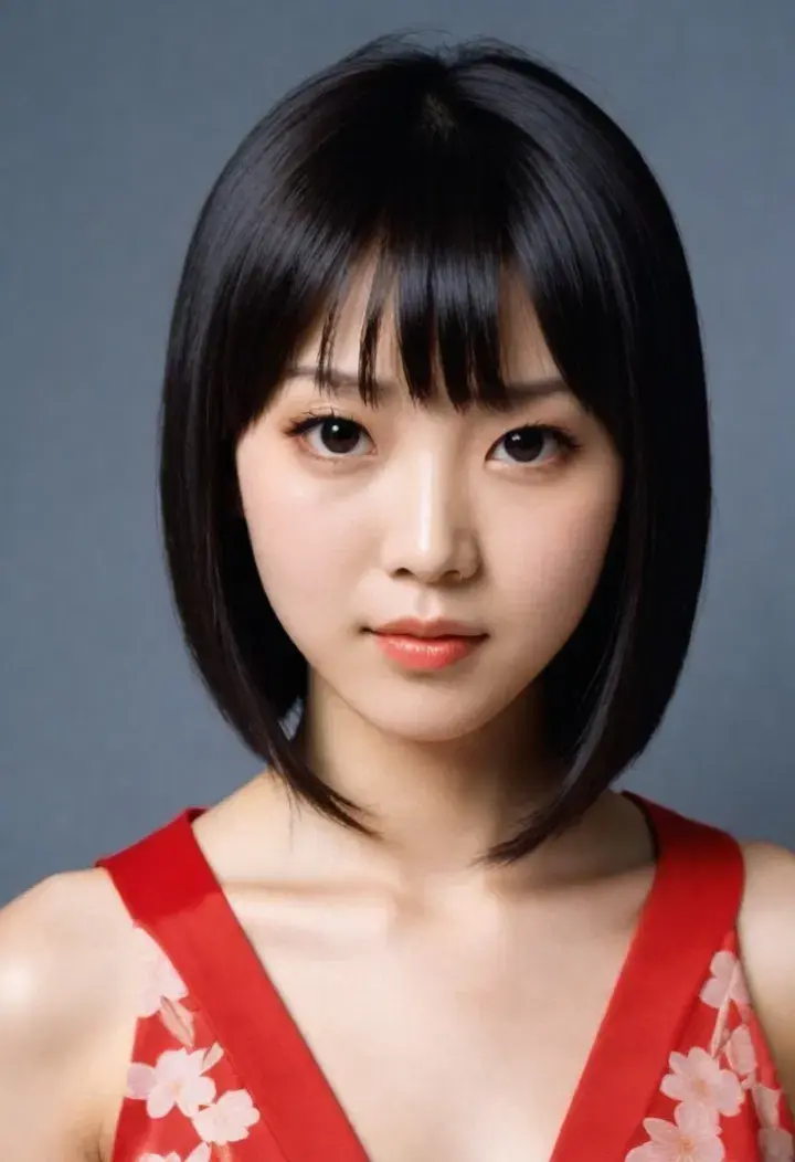 Hime Cut 90s hairstyle