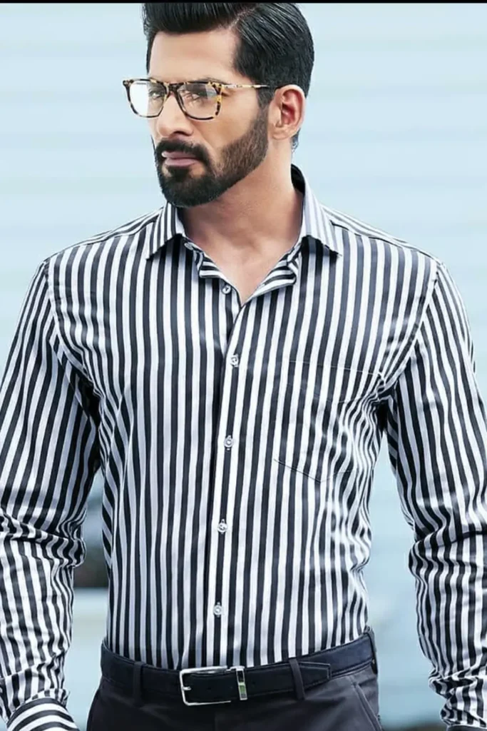 Horizontal Stripes For Short Men