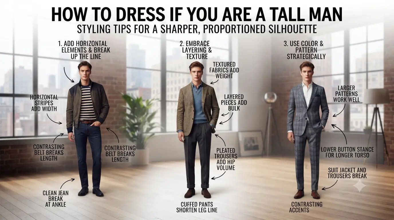 How To Dress If You Are A Tall Man