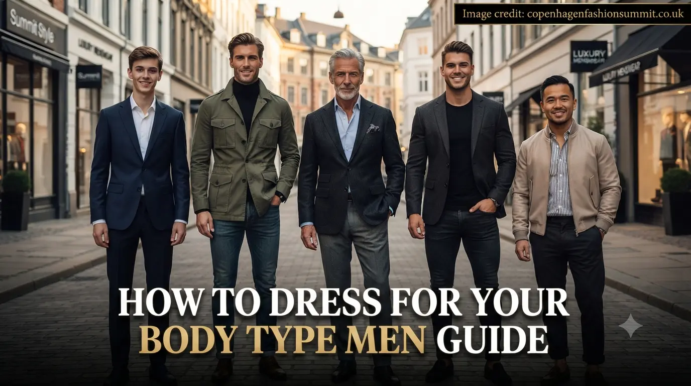 How to Dress for Your Body Type Men Guide