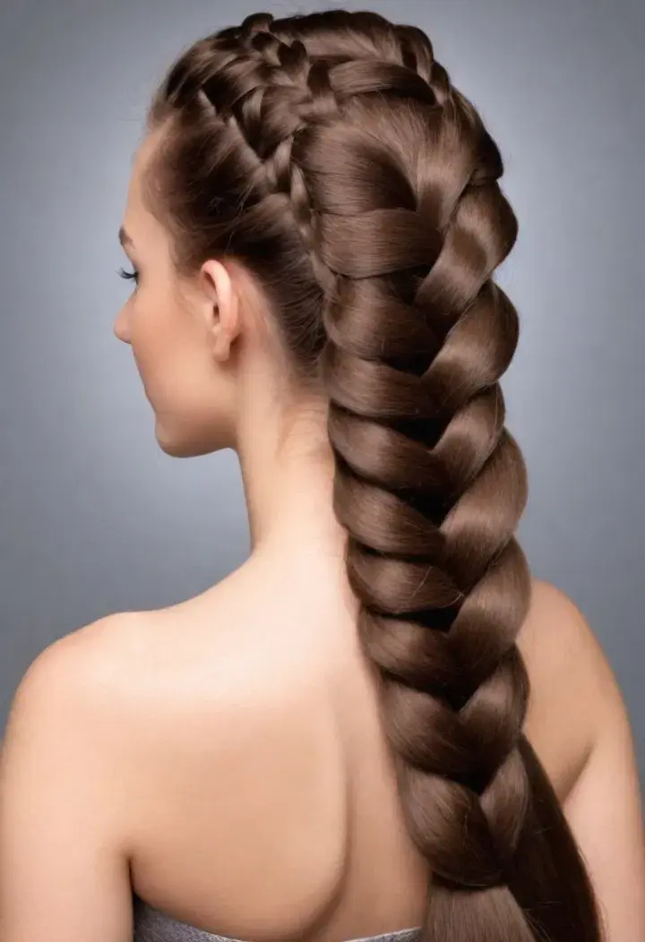 Infinity Braid Hairstyle