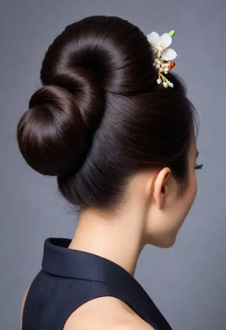 Japanese Bun hairstyle