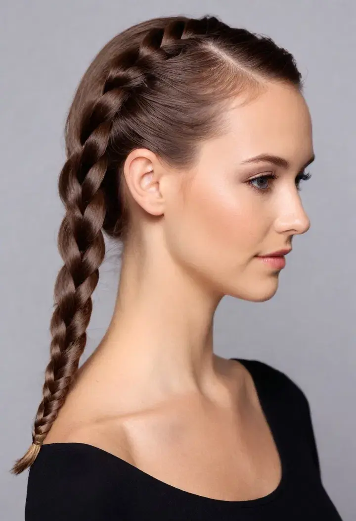 Ladder Braid Hairstyle