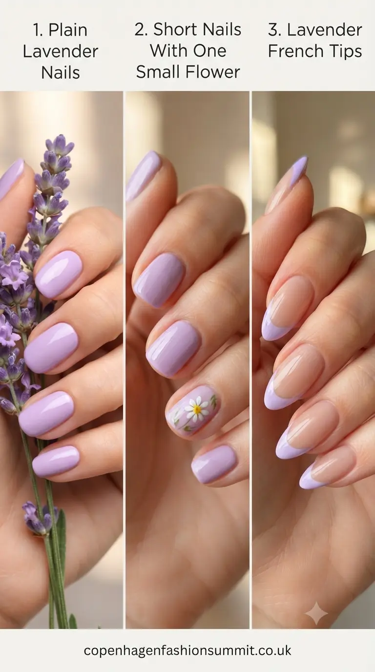 Lavender Nails Ideas Part 1