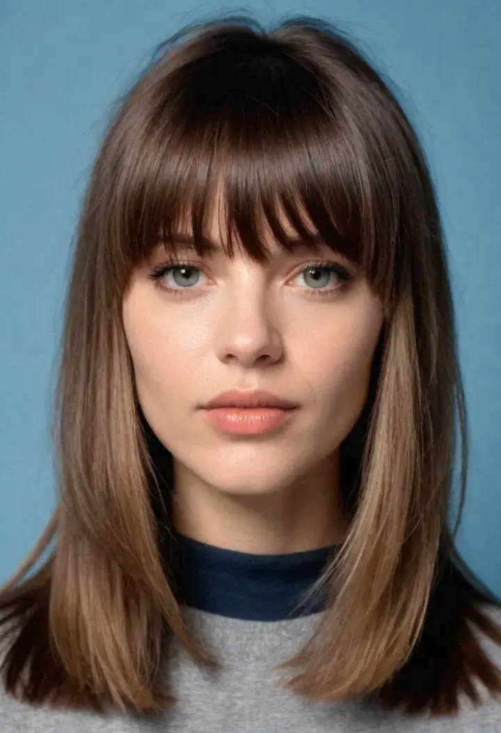 Layered Bangs 90s hairstyle