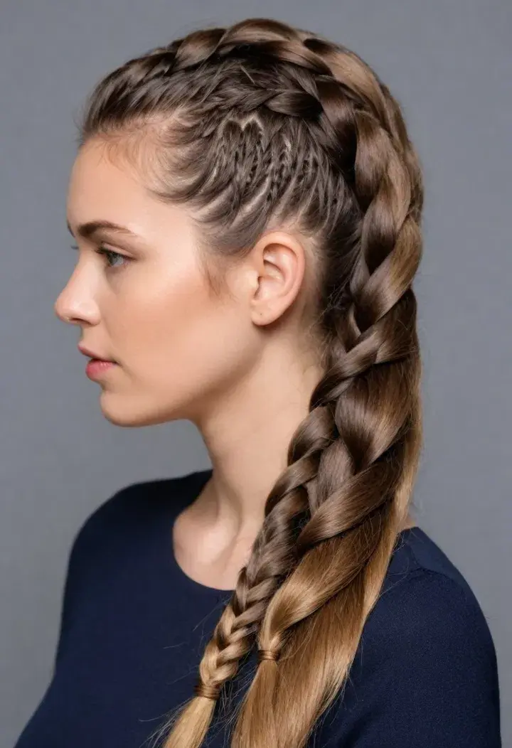 Layered Braids Hairstyle