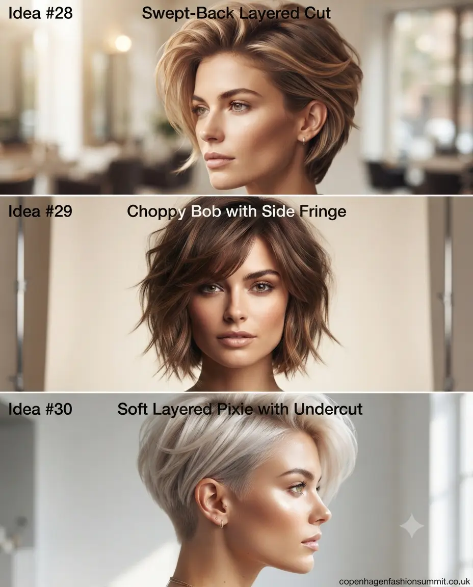 Layered Short Hairstyles for Fine Hair part 10