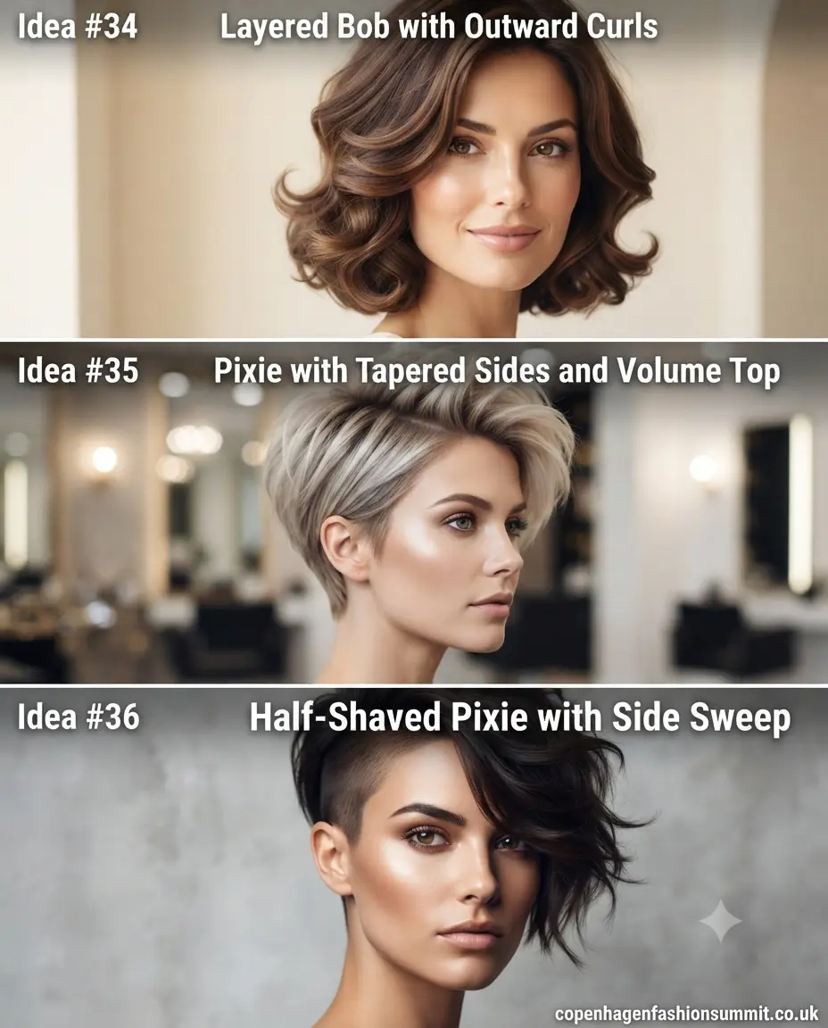 Layered Short Hairstyles for Fine Hair part 12